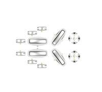 SNWDBH Car Interior Sticker For Cayenne For Panamera 911 2022 2023 For Taycan 2019-2022 Front Rear Seat Adjustment Button Cover Trim Interior Moulding Trims(Color 3)