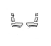 SNWDBH Car Interior Sticker For Mercedes For Benz C E Class W204 W212 GLE W166 ML GL GLS Class Seat Adjust Button Cover Stickers Trim Interior Moulding Trims