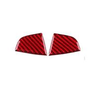 SNWDBH Car Interior Sticker For Seat For Ibiza 6j 2012 2013 2014 LHD RHD Stickers Steering Wheel Center Bottom Frame Trim Interior Moulding Trims(RED,X-1)