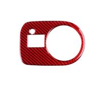 SNWDBH Car Interior Sticker for Seat for Leon 2005 2006 2007 2008 2009 2010 2011 2012 LHD RHD Stickers Headlight Switch Frame Trim Interior Moulding Trims(RED,RHD)