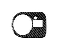 SNWDBH Car Interior Sticker for Seat for Leon 2005 2006 2007 2008 2009 2010 2011 2012 LHD RHD Stickers Headlight Switch Frame Trim Interior Moulding Trims(Black,LHD)