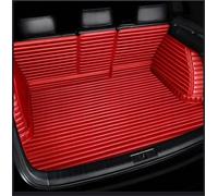 SNWDBH Full Coverage Car Trunk Mats For Lincoln For Continental 2017-2020 For Nautilus 2019-2022 MKZ Interior Carpet Pads Luggage Boot Liner(Red 2,X-1)