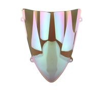 SNWDBH Motorcycle Double Bubble Windshield Deflectors Protector WindScreen For Kawasaki For Ninja 250 250R EX250 2008-2012 Windscreen Deflectors(White iridium)