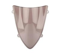 SNWDBH Motorcycle Double Bubble Windshield Deflectors Protector WindScreen For Kawasaki For Ninja 250 250R EX250 2008-2012 Windscreen Deflectors(Smoke)