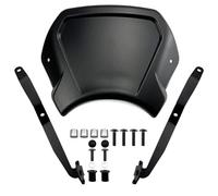 SNWDBH Motorcycle Frontal Plate Vintage WindScreen Windshield Deflectors For CL500 CL-500 2023 2024 2025 Fairing Baffle Windscreen Deflectors(Black)