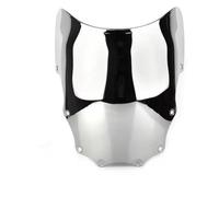 SNWDBH Motorcycle Wind Deflectors For Kawasaki For Ninja EX500 EX500R GPZ 500 1987-2009 Windscreen Windshield Screen Spoiler Windscreen Deflectors(Silver)