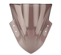 SNWDBH Motorcycle Windscreen Windshield Double Bubble For Kawasaki For Ninja 300 250 For ZX300 EX300R 2013-2017 Fairing Baffle Windscreen Deflectors(Smoke)