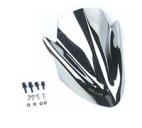 SNWDBH Motorcycle Windshield WindScreen For Kawasaki For Ninja ER6N 2012-2016 Front Screen Visor Viser Fairing Baffle Cover Windscreen Deflectors(Silver)