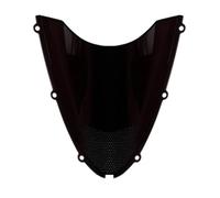 SNWDBH Motorcycle Windshield Windscreen For Kawasaki For Ninja For ZX10R 2006 2007 For ZX636 2005 2006 Fairing Baffle Cover Windscreen Deflectors(Black)
