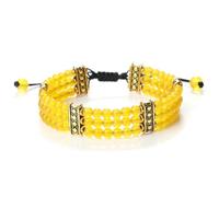 snxjaidszx 3 Rows Natural Stone Beads Bracelet Turquoise Natural Malachite Gemstone Bracelet Women Men