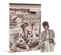 Snycler Chocolate Milk Coffee Theme Sticker Scrapbooking Supplies for Junk Journal, 20 Sheets Stickers - Vintage Journaling Stickers, Ephemera Sticker Book Pre Cut, Junk Journal Supplies, Planner