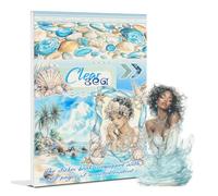 Snycler Clear Sea Theme Sticker Scrapbooking Supplies for Junk Journal, 20 Sheets Stickers - Vintage Journaling Stickers, Ephemera Sticker Book Pre Cut, Junk Journal Supplies, Planner