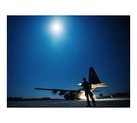 Snyder Miltary USA Air Force Guard C-130H Hercules Photo Large Wall Art Poster Print Thick Paper 18X24 Inch