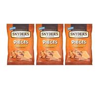 Snyder’s of Hanover Pretzel Pieces, Assorted Flavours - Cheddar-Cheese 110g (Pack of 3)