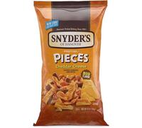 Snyder’s Pretzel Pieces Cheddar Cheese - Crunchy & Savoury Snacks Multipack, 8 Bags x 141 grams