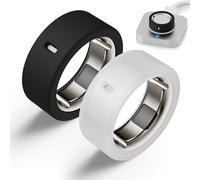 Snyeest Cover Compatible for Oura Ring 4/Ring 4 Ceramic/Ring Gen 3 Protector,Silicone Anti-Scratch Elastic Ring Finger Case Woking Out Gym for Women Men-Black++Clear- L for 12/13/14/15