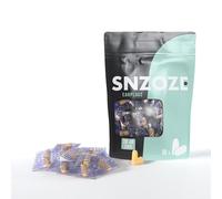 SNZOZE Ultra Soft Foam Ear Plugs, Perfect for Sleeping, 38dB SNR, Individually Wrapped, One Size (Beige, Pack of 30 Pairs)