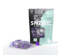 SNZOZE Ultra Soft Foam Ear Plugs, Perfect for Sleeping, 38dB SNR, Individually Wrapped, One Size (Purple, Pack of 50 Pairs)