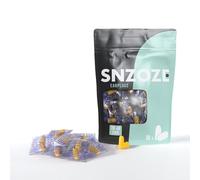 SNZOZE Ultra Soft Foam Ear Plugs, Perfect for Sleeping, 38dB SNR, Individually Wrapped, One Size (Yellow, Pack of 30 Pairs)
