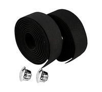 so 2pcs Handlebar Tape, Bicycle Handlebar Reflective Grip Wrap Tape + 2 Bar Plugs for Cycling Road Bike (Black) Bicycles and Spare Parts Bicycles and spare parts