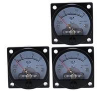 SO-45 1MA/3MA /5MA-500 AC MA Ammeter Pointer Analog Circular Plastic Instrument Measuring Current Tools 1Pcs(1MA)