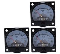 SO-45 AC MA Ammeter Pointer Analog Circular Marine Plastic Instrument Measuring Current 1Pcs(20MA)