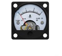 SO-45 Analog DC Ammeter 1A-30A Panel Meter with Pointer Display, 2.5 Accuracy, ABS Flame-Retardant Housing, Screw Mount, Clear Scale Dial for(DC 3A)