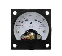 SO-45 Analog DC Ammeter Round Pointer 2A5A10A30A50A100A200A300A 45 * 45mm Current Panel Meter(DC600A 75mv)