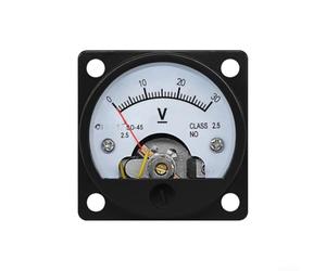 SO-45 Analog Pointer DC Ammeter for Voltage and Current Monitoring in Power Electronics and Lab Equipment (DC300V)