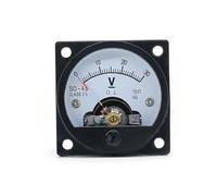 SO-45 Circular Pointer DC Voltmeter 5V 10V 15V 20V 25V 30V 50V 100V 300V 500V 1000V Analog Panel 1Pcs(30V)
