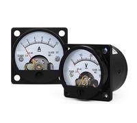 SO-45 DC Analog Ammeter Pointer Meter 1A 2A 3A 5A 10A 15A 20A 30A 50A 100A 200A 250A 300A 400A 500A Current Meter/Panel 1Pcs(50A-75mV)