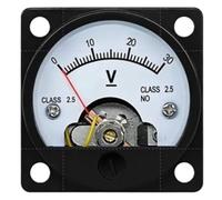 SO-45 DC Analog Ammeter Pointer Meter 1A 2A 3A 5A 10A 15A 20A 30A 50A 100A 200A 250A 300A 400A 500A Current Meter/Panel Meter(DC AMMETER_100A-75MV)