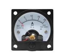 SO-45 Round Pointer DC Ammeter Current Meter 10A30A50A100A200A300A 45 * 45mm(800A 75mV)