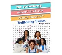 So Amazing! Black Culture Word Search - Trailblazing Women | Word Search Puzzles | Word Puzzle Book | Word Search for Adults Large Print | Game Night ... Amazing! Black Culture Word Search Series)