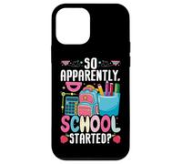 So Apparently School Started Cute Backpack Pencils Case for iPhone 12 mini
