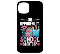 So Apparently School Started Cute Backpack Pencils Case for iPhone 13
