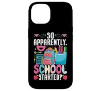 So Apparently School Started Cute Backpack Pencils Case for iPhone 14