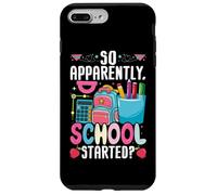So Apparently School Started Cute Backpack Pencils Case for iPhone 7 Plus/8 Plus