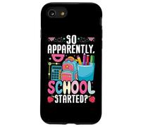 So Apparently School Started Cute Backpack Pencils Case for iPhone SE (2020) / 7 / 8