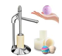 So Bath Bomb DIY,DIY Aroma Badebomben-Kit, Bath Bomb Press Machine with 6cm Mold Kit,Bath Bomb Maker, Ideal for Home & Commercial Use,Bath Bomb Molds