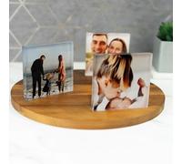 So Bespoke Custom Photo Block Personalised Glass Effect Acrylic Your own Image Block Photo Gift, Birthday Gift, Anniversary Photo, Wedding Gift (Medium (15cm))