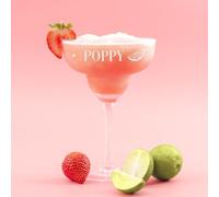 So Bespoke Personalised Cocktail Glass Engraved Margarita Glass Gift Custom Glassware Personalized Drinkware Birthday Gift for Him or Her (Style 7)