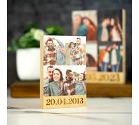 So Bespoke Personalised Custom Couples Wooden Photo Block Your Own Photo Image Personalised Photo Housewarming Gift Idea For Couples