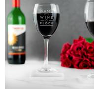 So Bespoke Personalised Engraved Wine Glass - Birthday Gift - for Her (Style 6)