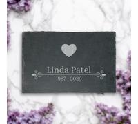 So Bespoke Personalised Slate Memorial Plaque - Engraved Stone Remembrance Gift - Any Relation Pet Lover Animal Sentiment (Style 3)