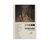 SO CLOE TO WHAT Tate McRae Poster; Room Aesthetics, Canvas Oil Painting, Album/movie Poster Hanging Picture