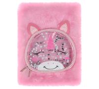 So Cute Fluffy Notebook With Purse - This Cute And Colourful Notebook Comes With A Purse For Keeping Money Or Accessories In! - A Great Gift Or Stocking Filler For A Loved One