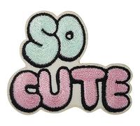 So Cute Patch Iron Sew On Jacket Jeans Bag T Shirt Dress Skirt Embroidered Badge