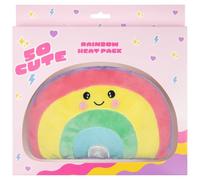 So Cute Rainbow Heat Pack - This Colourful, Microwave Heat Pack is Soft to Touch and Cosy to Cuddle, Radiating Heat to Keep You Warm Night and Day - with Wheat - for Use in Microwave