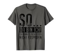 So Da Bin Ich German Sarcastic Funny Quote T-Shirt